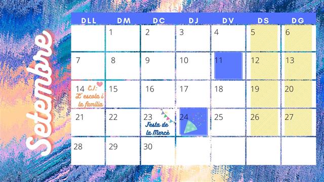 Calendari primer trimestre